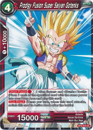 Prodigy Fusion Super Saiyan Gotenks BT2-015 UC